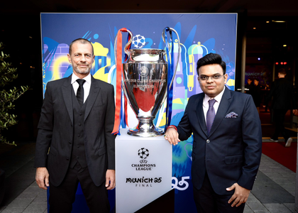 ICC Chairman Shah ‘honoured’ to represent cricket in Munich, meets UEFA President ahead of CL final | ICC Chairman Shah ‘honoured’ to represent cricket in Munich, meets UEFA President ahead of CL final ICC Chairman Shah ‘honoured’ to represent cricket in Munich, meets UEFA President ahead of CL final | ICC Chairman Shah ‘honoured’ to represent cricket in Munich, meets UEFA President ahead of CL final