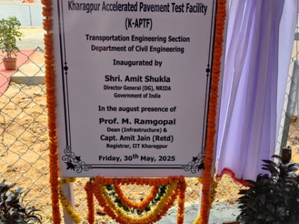IIT Kharagpur launches India’s 1st academic accelerated pavement test facility | IIT Kharagpur launches India’s 1st academic accelerated pavement test facility IIT Kharagpur launches India’s 1st academic accelerated pavement test facility | IIT Kharagpur launches India’s 1st academic accelerated pavement test facility