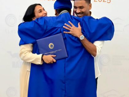 Dhanush and ex-wife Aishwaryaa Rajinikanth reunite for son Yathra's graduation | Dhanush and ex-wife Aishwaryaa Rajinikanth reunite for son Yathra's graduation