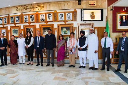 Parliamentary delegation receives briefing from Indian Ambassador as they begin engagements in Algeria | Parliamentary delegation receives briefing from Indian Ambassador as they begin engagements in Algeria Parliamentary delegation receives briefing from Indian Ambassador as they begin engagements in Algeria | Parliamentary delegation receives briefing from Indian Ambassador as they begin engagements in Algeria