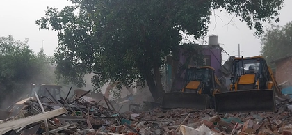 Demolition drive at Delhi's Madrasi Camp amid residents' discontent | Demolition drive at Delhi's Madrasi Camp amid residents' discontent Demolition drive at Delhi's Madrasi Camp amid residents' discontent | Demolition drive at Delhi's Madrasi Camp amid residents' discontent