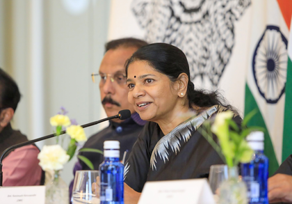 Stalin applauds Kanimozhi's response on national language in Spain leg of Op Sindoor outreach | Stalin applauds Kanimozhi's response on national language in Spain leg of Op Sindoor outreach Stalin applauds Kanimozhi's response on national language in Spain leg of Op Sindoor outreach | Stalin applauds Kanimozhi's response on national language in Spain leg of Op Sindoor outreach