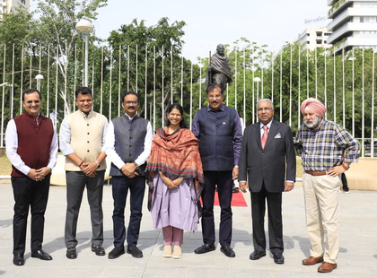 Kanimozhi-led delegation begins visit in Spain, pays tribute to Mahatma Gandhi's statue | Kanimozhi-led delegation begins visit in Spain, pays tribute to Mahatma Gandhi's statue Kanimozhi-led delegation begins visit in Spain, pays tribute to Mahatma Gandhi's statue | Kanimozhi-led delegation begins visit in Spain, pays tribute to Mahatma Gandhi's statue