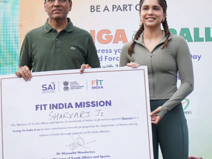 Sharvari honoured to be appointed as Young Fit India Icon | Sharvari honoured to be appointed as Young Fit India Icon Sharvari honoured to be appointed as Young Fit India Icon | Sharvari honoured to be appointed as Young Fit India Icon