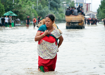 Flood situation remains grim in Assam, over four lakh affected | Flood situation remains grim in Assam, over four lakh affected Flood situation remains grim in Assam, over four lakh affected | Flood situation remains grim in Assam, over four lakh affected