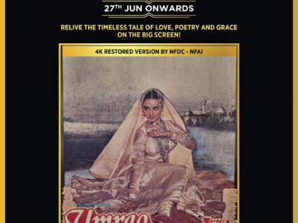 Rekha's 'Umrao Jaan' restored in 4K resolution, to hit big screens on this date | Rekha's 'Umrao Jaan' restored in 4K resolution, to hit big screens on this date Rekha's 'Umrao Jaan' restored in 4K resolution, to hit big screens on this date | Rekha's 'Umrao Jaan' restored in 4K resolution, to hit big screens on this date