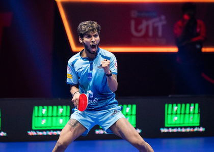UTT Season 6: U Mumba notch first win vs Ahmedabad; maiden victory for Kolkata ThunderBlades | UTT Season 6: U Mumba notch first win vs Ahmedabad; maiden victory for Kolkata ThunderBlades UTT Season 6: U Mumba notch first win vs Ahmedabad; maiden victory for Kolkata ThunderBlades | UTT Season 6: U Mumba notch first win vs Ahmedabad; maiden victory for Kolkata ThunderBlades