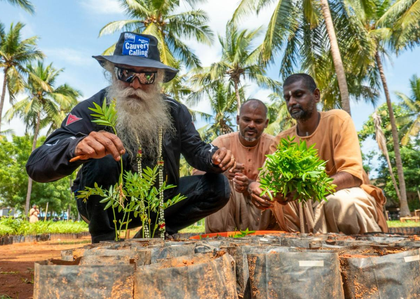 12.2 crore saplings planted under Cauvery Calling movement, says Isha Foundation | 12.2 crore saplings planted under Cauvery Calling movement, says Isha Foundation 12.2 crore saplings planted under Cauvery Calling movement, says Isha Foundation | 12.2 crore saplings planted under Cauvery Calling movement, says Isha Foundation
