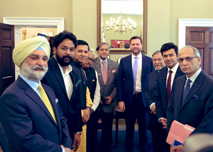 Indian delegation calls on US Vice President Vance, has 'excellent meeting' | Indian delegation calls on US Vice President Vance, has 'excellent meeting' Indian delegation calls on US Vice President Vance, has 'excellent meeting' | Indian delegation calls on US Vice President Vance, has 'excellent meeting'