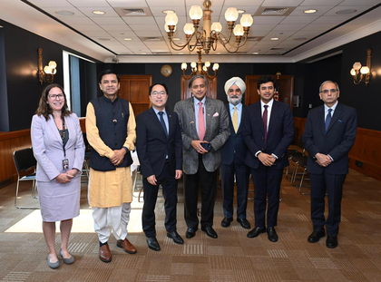 Indian delegation in US engages with Senator Andy Kim on counterterrorism, trade talks | Indian delegation in US engages with Senator Andy Kim on counterterrorism, trade talks