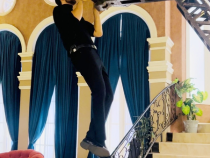 Namik Paul turns corners of ‘Kumkum Bhagya’ set into his workout zones | Namik Paul turns corners of ‘Kumkum Bhagya’ set into his workout zones