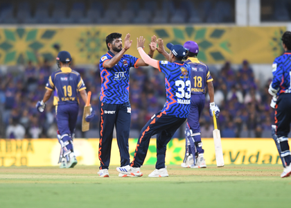 VPTL: Shubham Kapse’s 3-fer helps Bharat beat Master Blaster by 23 runs | VPTL: Shubham Kapse’s 3-fer helps Bharat beat Master Blaster by 23 runs