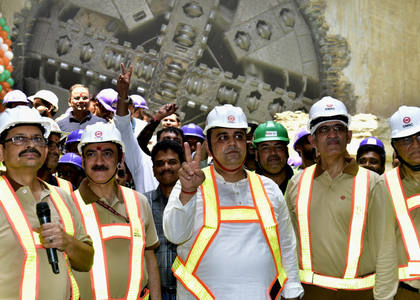 Metro Golden Line: Delhi transport minister hails tunnel breakthrough at Tughlakabad | Metro Golden Line: Delhi transport minister hails tunnel breakthrough at Tughlakabad Metro Golden Line: Delhi transport minister hails tunnel breakthrough at Tughlakabad | Metro Golden Line: Delhi transport minister hails tunnel breakthrough at Tughlakabad