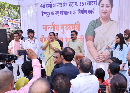 Delhi CM flays AAP, Congress for 'fooling' slum dwellers for years | Delhi CM flays AAP, Congress for 'fooling' slum dwellers for years Delhi CM flays AAP, Congress for 'fooling' slum dwellers for years | Delhi CM flays AAP, Congress for 'fooling' slum dwellers for years