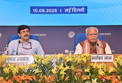 India has met peak power demand of 241 GW with zero shortage, on way to turn power surplus: Manohar Lal | India has met peak power demand of 241 GW with zero shortage, on way to turn power surplus: Manohar Lal India has met peak power demand of 241 GW with zero shortage, on way to turn power surplus: Manohar Lal | India has met peak power demand of 241 GW with zero shortage, on way to turn power surplus: Manohar Lal
