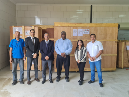 Suriname receives first shipment of fruit processing machinery under Indian grant aid | Suriname receives first shipment of fruit processing machinery under Indian grant aid Suriname receives first shipment of fruit processing machinery under Indian grant aid | Suriname receives first shipment of fruit processing machinery under Indian grant aid