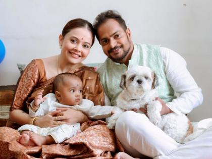 Devoleena Bhattacharjee celebrates her son Joy's Annaprashan ceremony | Devoleena Bhattacharjee celebrates her son Joy's Annaprashan ceremony Devoleena Bhattacharjee celebrates her son Joy's Annaprashan ceremony | Devoleena Bhattacharjee celebrates her son Joy's Annaprashan ceremony
