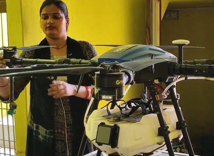 Women on wings: How Drone Didi yojana empowered Khushbu Yadav in UP's Prayagraj | Women on wings: How Drone Didi yojana empowered Khushbu Yadav in UP's Prayagraj Women on wings: How Drone Didi yojana empowered Khushbu Yadav in UP's Prayagraj | Women on wings: How Drone Didi yojana empowered Khushbu Yadav in UP's Prayagraj