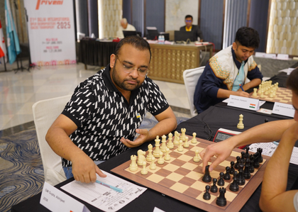 Delhi Open Chess: Abhijeet Gupta seizes sole lead as Round 7 shakes up leaderboard | Delhi Open Chess: Abhijeet Gupta seizes sole lead as Round 7 shakes up leaderboard Delhi Open Chess: Abhijeet Gupta seizes sole lead as Round 7 shakes up leaderboard | Delhi Open Chess: Abhijeet Gupta seizes sole lead as Round 7 shakes up leaderboard