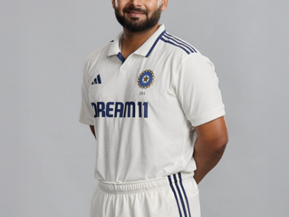 'Reporting for national duty': Pant poses in whites ahead of England Tests | 'Reporting for national duty': Pant poses in whites ahead of England Tests 'Reporting for national duty': Pant poses in whites ahead of England Tests | 'Reporting for national duty': Pant poses in whites ahead of England Tests