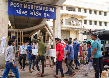 14 families collect mortal remains of Ahmedabad plane crash victims | 14 families collect mortal remains of Ahmedabad plane crash victims 14 families collect mortal remains of Ahmedabad plane crash victims | 14 families collect mortal remains of Ahmedabad plane crash victims