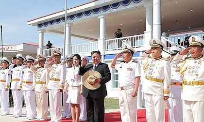 North Korea's Kim attends launch ceremony of repaired destroyer, plans to build more such warships | North Korea's Kim attends launch ceremony of repaired destroyer, plans to build more such warships North Korea's Kim attends launch ceremony of repaired destroyer, plans to build more such warships | North Korea's Kim attends launch ceremony of repaired destroyer, plans to build more such warships