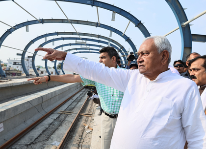 Nitish Kumar asks officials to complete Metro project within deadline | Nitish Kumar asks officials to complete Metro project within deadline Nitish Kumar asks officials to complete Metro project within deadline | Nitish Kumar asks officials to complete Metro project within deadline