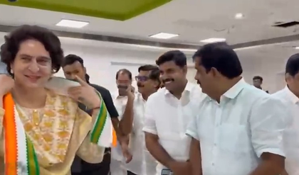 Priyanka Gandhi slams central govt for abstaining from UN Gaza resolution | Priyanka Gandhi slams central govt for abstaining from UN Gaza resolution Priyanka Gandhi slams central govt for abstaining from UN Gaza resolution | Priyanka Gandhi slams central govt for abstaining from UN Gaza resolution
