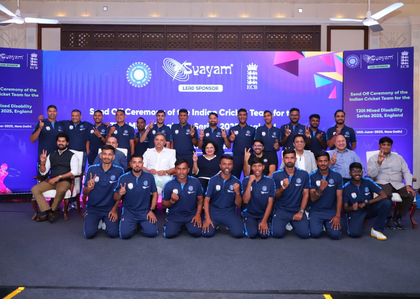 India's first mixed-disability cricket team off to England to play at Lord's | India's first mixed-disability cricket team off to England to play at Lord's India's first mixed-disability cricket team off to England to play at Lord's | India's first mixed-disability cricket team off to England to play at Lord's