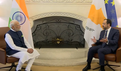 PM Modi holds historic talks with Cyprus Prez, aims to boost bilateral ties | PM Modi holds historic talks with Cyprus Prez, aims to boost bilateral ties PM Modi holds historic talks with Cyprus Prez, aims to boost bilateral ties | PM Modi holds historic talks with Cyprus Prez, aims to boost bilateral ties