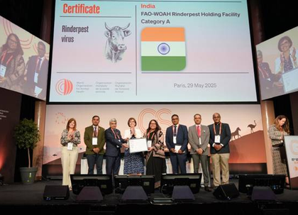 ICAR-NIHSAD Bhopal designated as containment facility for Rinderpest virus | ICAR-NIHSAD Bhopal designated as containment facility for Rinderpest virus ICAR-NIHSAD Bhopal designated as containment facility for Rinderpest virus | ICAR-NIHSAD Bhopal designated as containment facility for Rinderpest virus