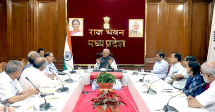 MP Guv reviews efforts on sickle cell eradication at Raj Bhawan | MP Guv reviews efforts on sickle cell eradication at Raj Bhawan MP Guv reviews efforts on sickle cell eradication at Raj Bhawan | MP Guv reviews efforts on sickle cell eradication at Raj Bhawan