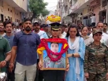 Last rites of pilot Rajveer Singh performed in Jaipur as emotional tributes poured in | Last rites of pilot Rajveer Singh performed in Jaipur as emotional tributes poured in Last rites of pilot Rajveer Singh performed in Jaipur as emotional tributes poured in | Last rites of pilot Rajveer Singh performed in Jaipur as emotional tributes poured in