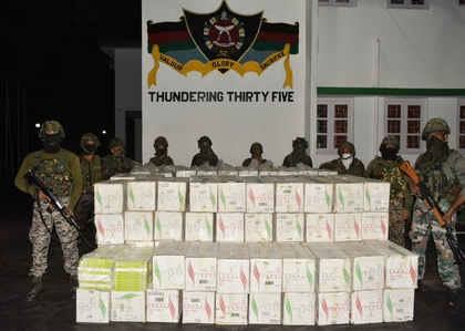Contraband worth Rs 5.15 crore seized in Tripura, Mizoram; one arrested | Contraband worth Rs 5.15 crore seized in Tripura, Mizoram; one arrested Contraband worth Rs 5.15 crore seized in Tripura, Mizoram; one arrested | Contraband worth Rs 5.15 crore seized in Tripura, Mizoram; one arrested