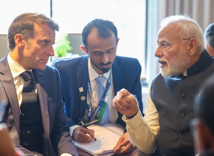 PM Modi, French President Macron discuss peaceful resolution of conflicts in Ukraine, West Asia | PM Modi, French President Macron discuss peaceful resolution of conflicts in Ukraine, West Asia
