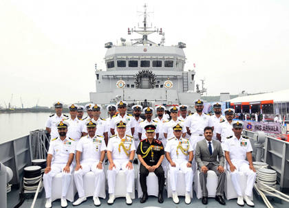 INS Arnala commissioned as Indian Navy's first shallow-water Anti-Submarine Warfare ship | INS Arnala commissioned as Indian Navy's first shallow-water Anti-Submarine Warfare ship INS Arnala commissioned as Indian Navy's first shallow-water Anti-Submarine Warfare ship | INS Arnala commissioned as Indian Navy's first shallow-water Anti-Submarine Warfare ship