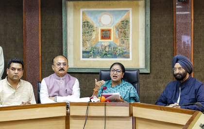 CM Rekha Gupta launches 'Delhi Yoga Anthem' on eve of IYD | CM Rekha Gupta launches 'Delhi Yoga Anthem' on eve of IYD CM Rekha Gupta launches 'Delhi Yoga Anthem' on eve of IYD | CM Rekha Gupta launches 'Delhi Yoga Anthem' on eve of IYD