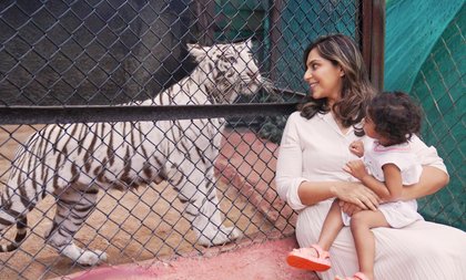 Here’s how Ram Charan’s daughter shares a special connection with a baby tigress | Here’s how Ram Charan’s daughter shares a special connection with a baby tigress Here’s how Ram Charan’s daughter shares a special connection with a baby tigress | Here’s how Ram Charan’s daughter shares a special connection with a baby tigress
