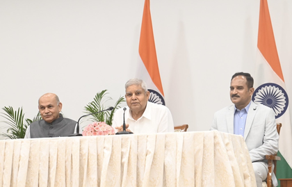 June 25, ‘Samvidhaan Hatya Diwas’-- a sombre reminder: Vice-President Dhankhar | June 25, ‘Samvidhaan Hatya Diwas’-- a sombre reminder: Vice-President Dhankhar June 25, ‘Samvidhaan Hatya Diwas’-- a sombre reminder: Vice-President Dhankhar | June 25, ‘Samvidhaan Hatya Diwas’-- a sombre reminder: Vice-President Dhankhar