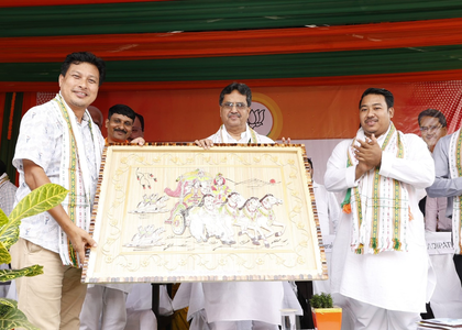 Politics of scams, appeasement, replaced by development, innovation: Tripura CM Manik Saha | Politics of scams, appeasement, replaced by development, innovation: Tripura CM Manik Saha Politics of scams, appeasement, replaced by development, innovation: Tripura CM Manik Saha | Politics of scams, appeasement, replaced by development, innovation: Tripura CM Manik Saha