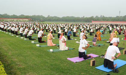 International Day of Yoga conveyed message of peace, stability: PM Modi in 'Mann Ki Baat' | International Day of Yoga conveyed message of peace, stability: PM Modi in 'Mann Ki Baat' International Day of Yoga conveyed message of peace, stability: PM Modi in 'Mann Ki Baat' | International Day of Yoga conveyed message of peace, stability: PM Modi in 'Mann Ki Baat'