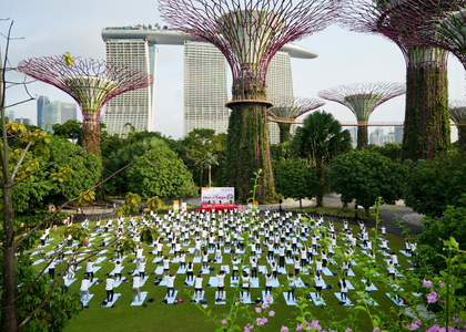 Hundreds in Singapore, Myanmar join International Yoga Day celebrations | Hundreds in Singapore, Myanmar join International Yoga Day celebrations Hundreds in Singapore, Myanmar join International Yoga Day celebrations | Hundreds in Singapore, Myanmar join International Yoga Day celebrations