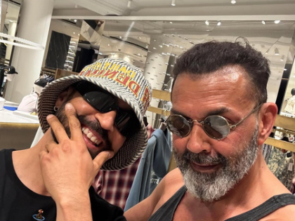 Bobby Deol poses with Diljit Dosanjh: ‘Punjabi Munda mil gaya oye’ | Bobby Deol poses with Diljit Dosanjh: ‘Punjabi Munda mil gaya oye’ Bobby Deol poses with Diljit Dosanjh: ‘Punjabi Munda mil gaya oye’ | Bobby Deol poses with Diljit Dosanjh: ‘Punjabi Munda mil gaya oye’