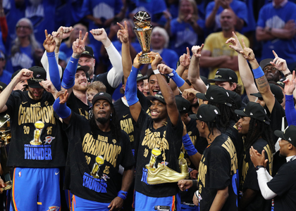 Oklahoma City Thunder beat Indiana Pacers to win NBA title | Oklahoma City Thunder beat Indiana Pacers to win NBA title Oklahoma City Thunder beat Indiana Pacers to win NBA title | Oklahoma City Thunder beat Indiana Pacers to win NBA title