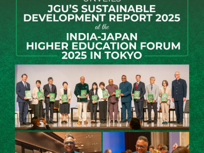 Japan Education Minister unveils JGU’s Sustainable Development Report 2025 in Tokyo | Japan Education Minister unveils JGU’s Sustainable Development Report 2025 in Tokyo