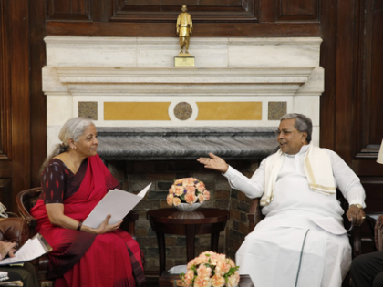 CM Siddaramaiah requests FM Sitharaman for pro-growth approach in tax devolution | CM Siddaramaiah requests FM Sitharaman for pro-growth approach in tax devolution CM Siddaramaiah requests FM Sitharaman for pro-growth approach in tax devolution | CM Siddaramaiah requests FM Sitharaman for pro-growth approach in tax devolution