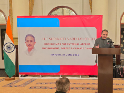 Kirti Vardhan Singh in Mozambique, highlights India's 'growth story' under PM Modi's leadership | Kirti Vardhan Singh in Mozambique, highlights India's 'growth story' under PM Modi's leadership Kirti Vardhan Singh in Mozambique, highlights India's 'growth story' under PM Modi's leadership | Kirti Vardhan Singh in Mozambique, highlights India's 'growth story' under PM Modi's leadership
