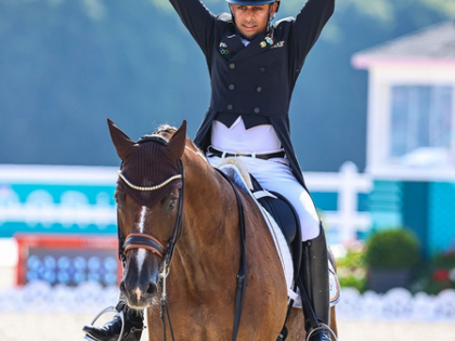 Indian equestrian and Olympian Anush Agarwalla announces retirement of his horse Sir Caramello | Indian equestrian and Olympian Anush Agarwalla announces retirement of his horse Sir Caramello Indian equestrian and Olympian Anush Agarwalla announces retirement of his horse Sir Caramello | Indian equestrian and Olympian Anush Agarwalla announces retirement of his horse Sir Caramello