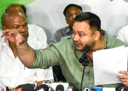 Tejashwi Yadav slams ECI’s voter list revision in Bihar | Tejashwi Yadav slams ECI’s voter list revision in Bihar Tejashwi Yadav slams ECI’s voter list revision in Bihar | Tejashwi Yadav slams ECI’s voter list revision in Bihar