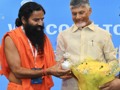 Andhra CM invites Baba Ramdev to promote wellness tourism | Andhra CM invites Baba Ramdev to promote wellness tourism Andhra CM invites Baba Ramdev to promote wellness tourism | Andhra CM invites Baba Ramdev to promote wellness tourism